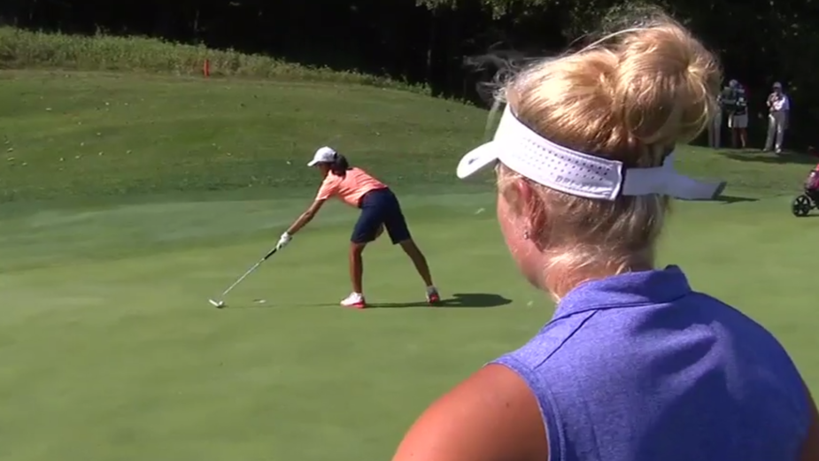 US Girls Junior semi-final ends with controversial tap-in putt