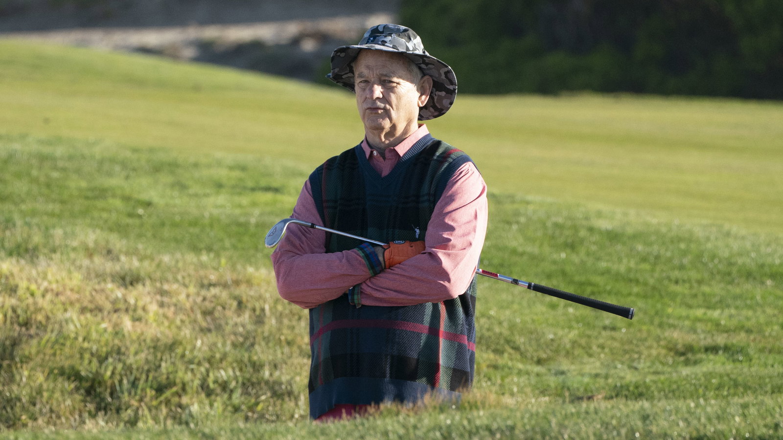 WATCH: Bill Murray's incredible, yet very illegal golf stunt...