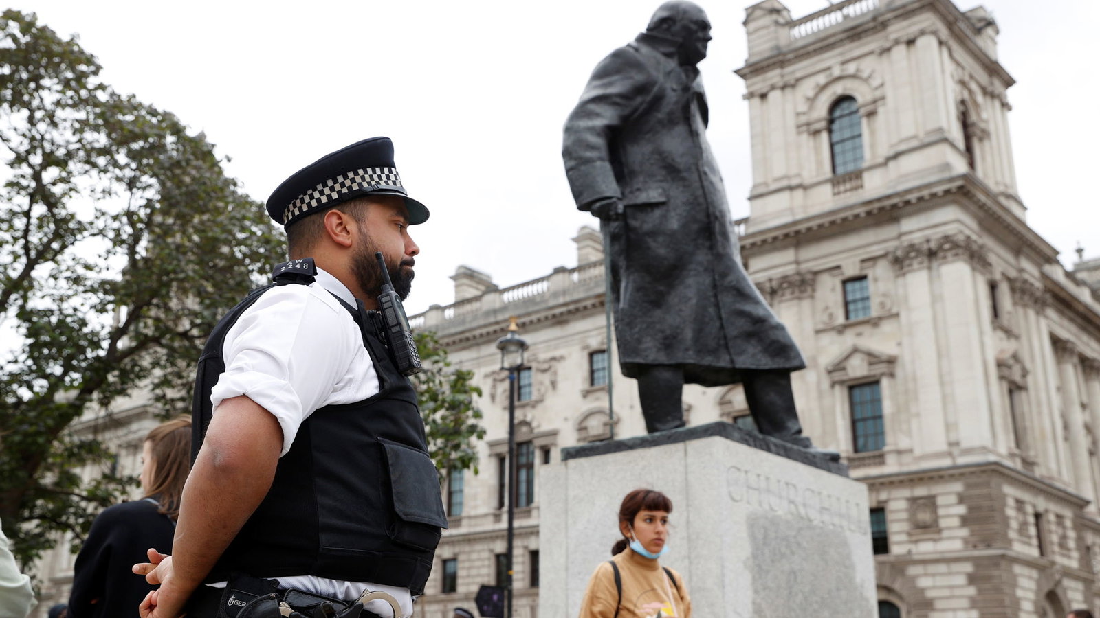 Statue torn down during Black Lives Matter protests now erected on a golf course
