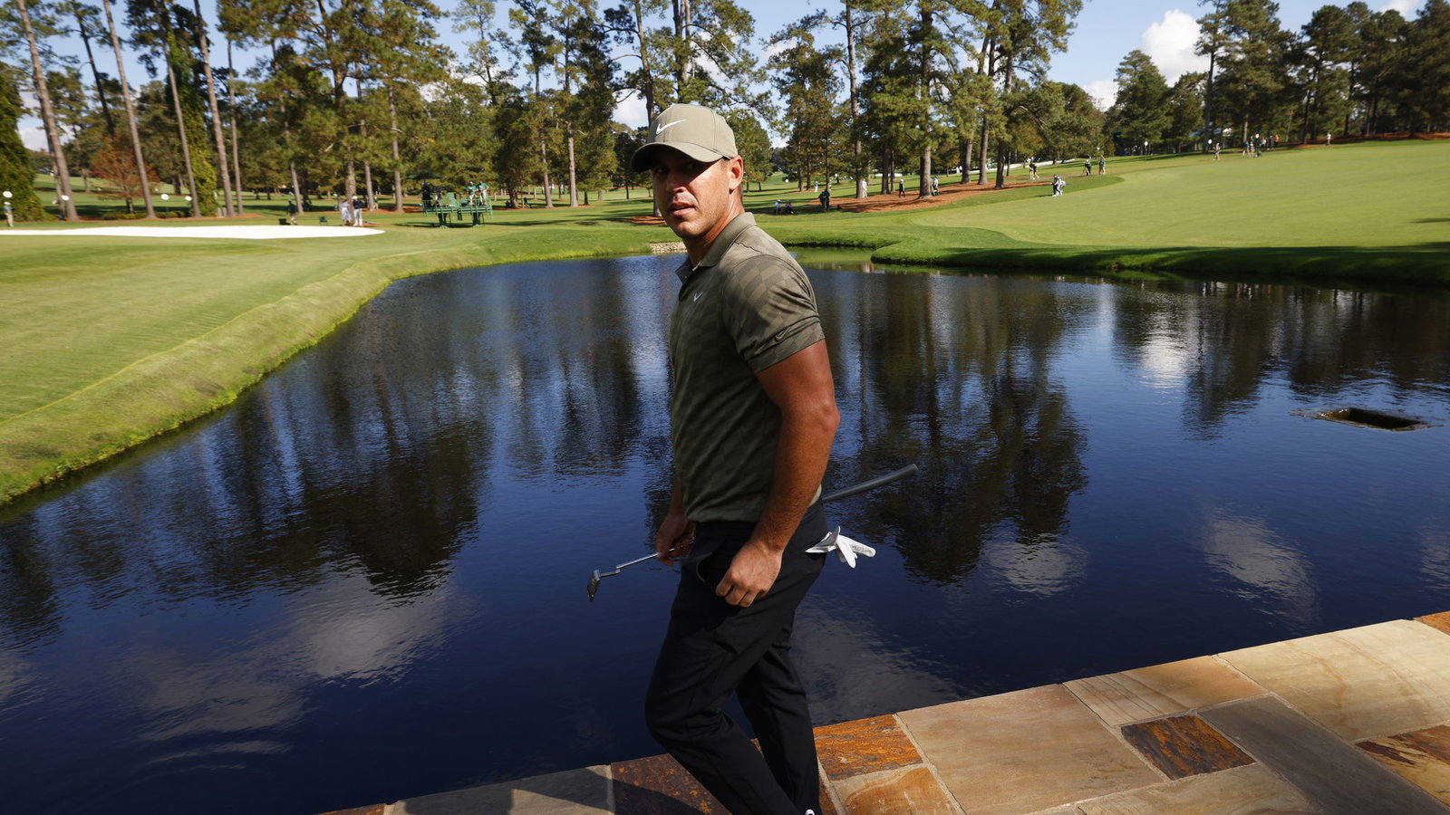 Golf fans react after Brooks Koepka uses Jena Sims' UNDERWEAR as a FACE MASK