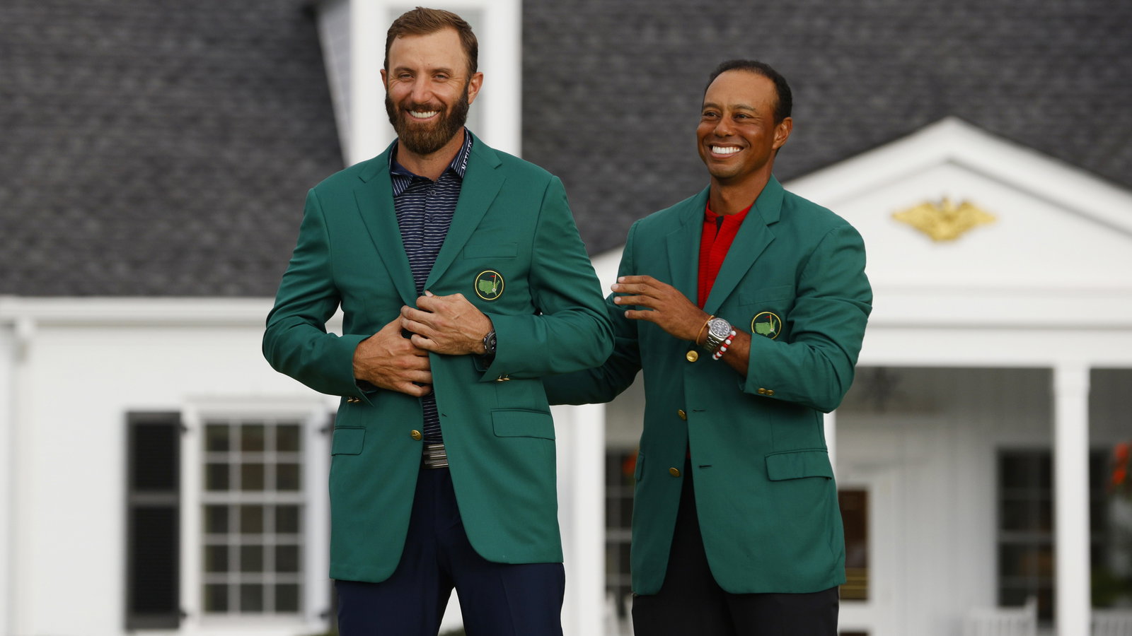 Tiger Woods on Dustin Johnson win: "Looks like sandwiches for dinner in April"