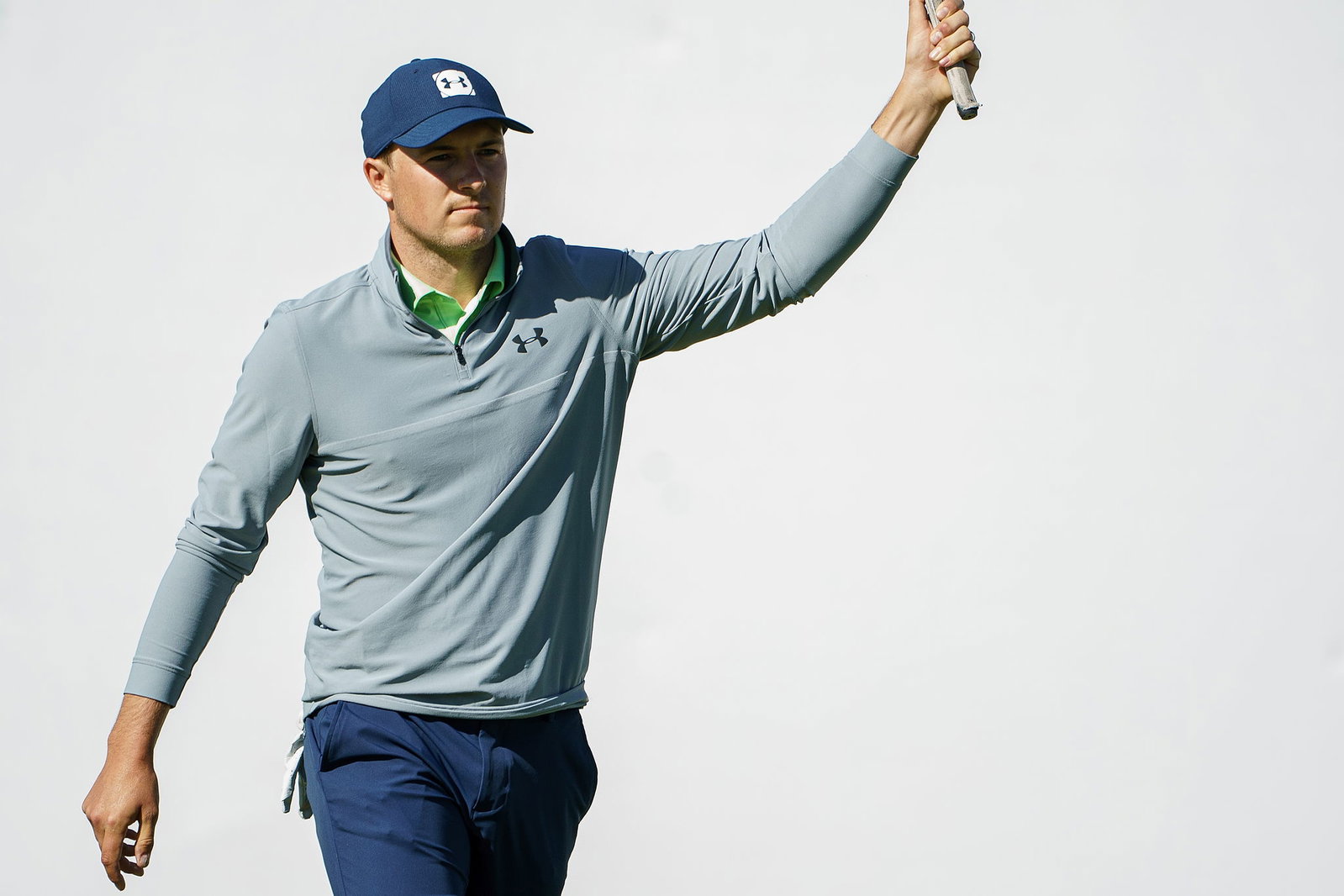 Social media reacts to Jordan Spieth hitting a 4-IRON to a 100-yard par-3