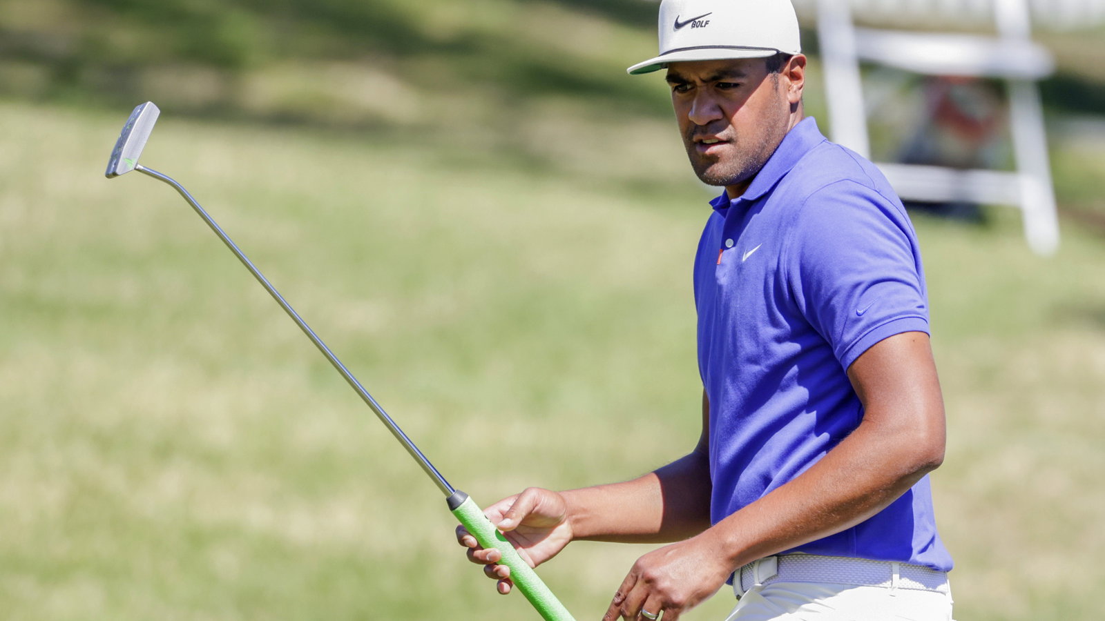 Tony Finau uses golf rules to advantage on green at WGC Match Play