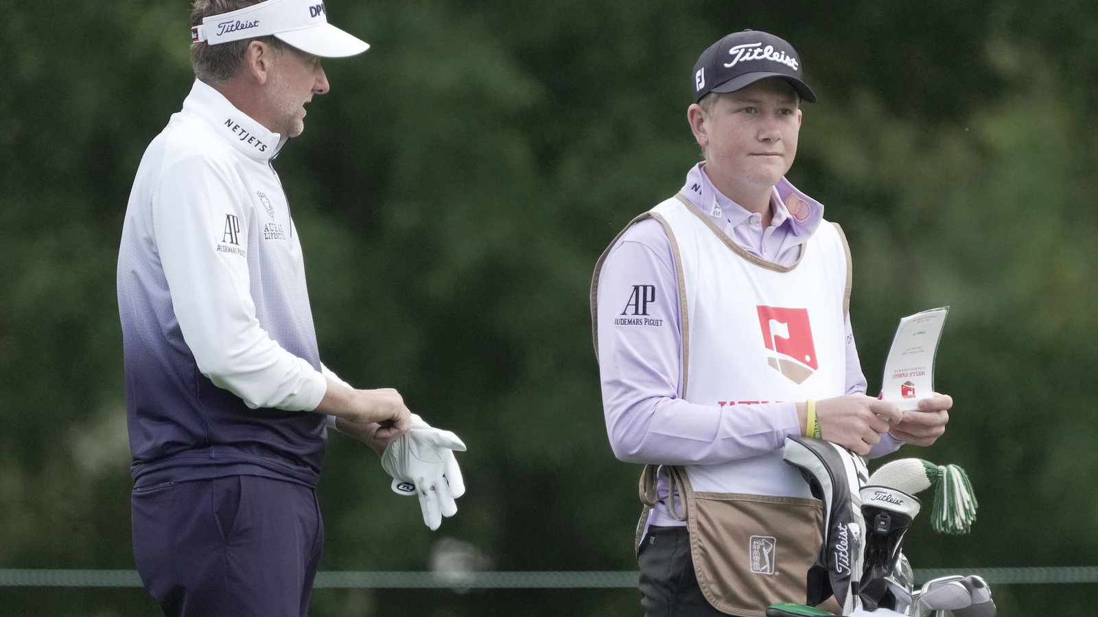 Ian Poulter shoots opening-round 72 alongside son Luke as his caddie