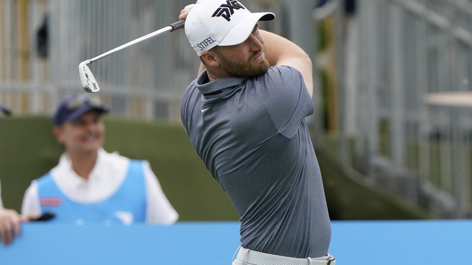 Wyndham Clark makes ACE during PGA Championship practice round