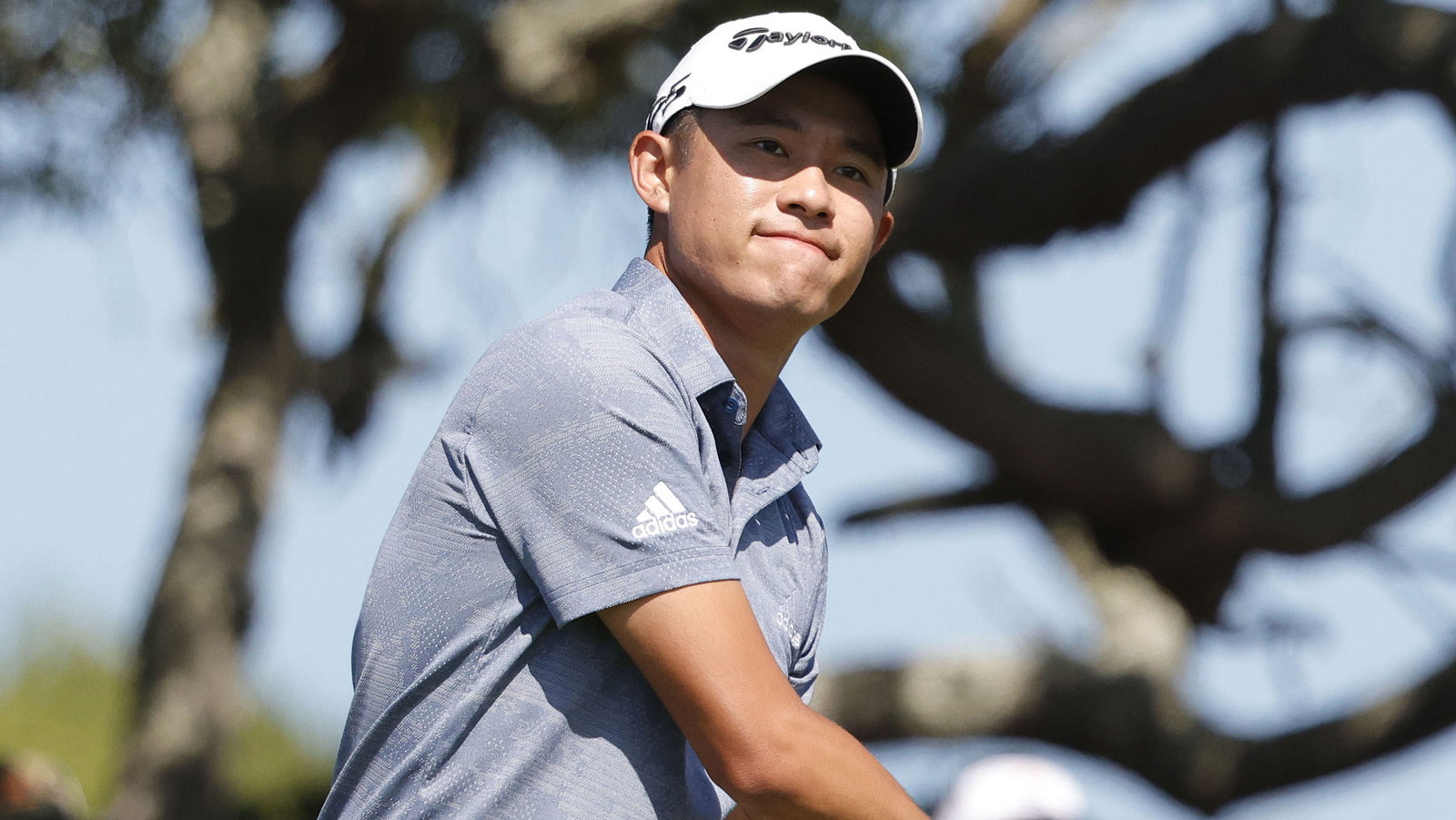 Collin Morikawa takes on young competitive golfer at Zurich Classic