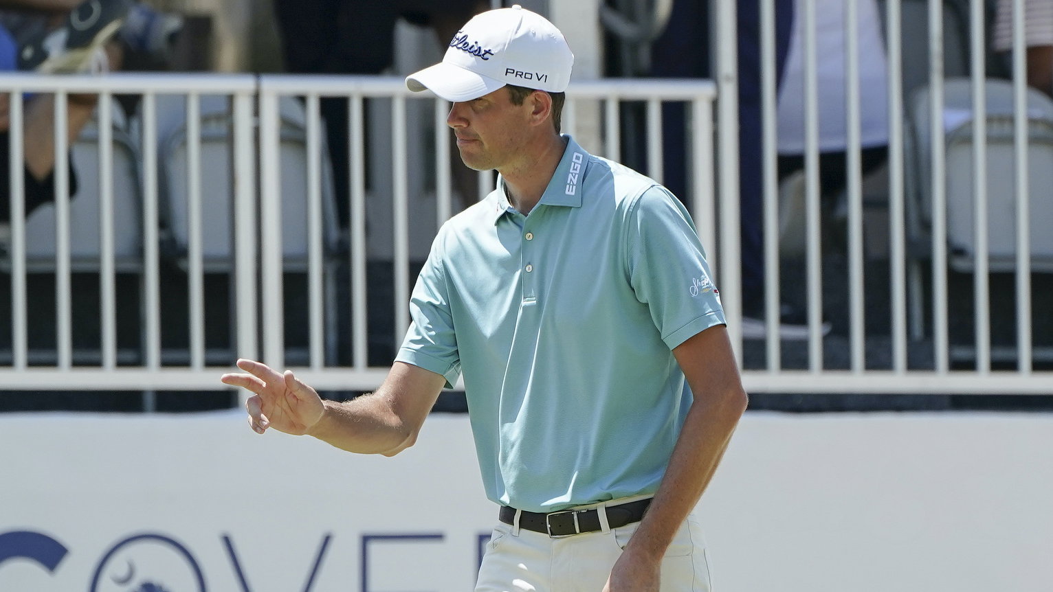 Chesson Hadley leads by four shots in DELAYED third day of Palmetto Championship