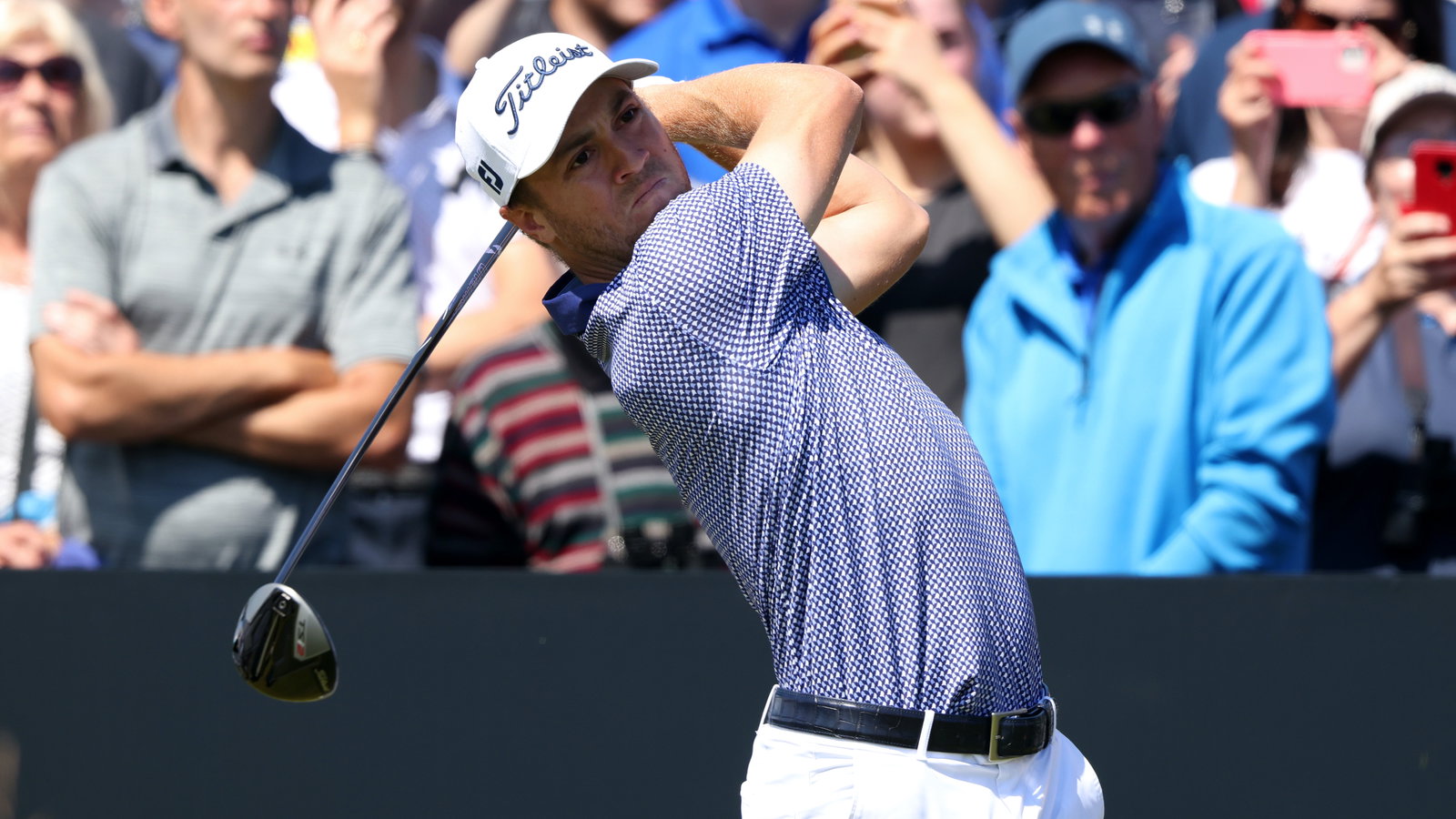 Justin Thomas holes 90-FOOT EAGLE PUTT to make great start at Scottish Open