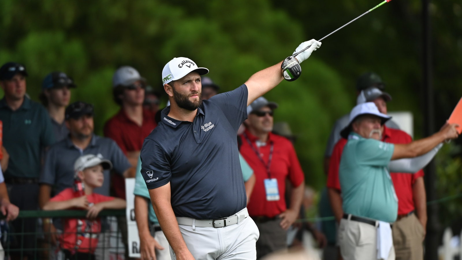 Fortinet Championship R1: Europe Ryder Cup hopeful Jon Rahm struggles through 18