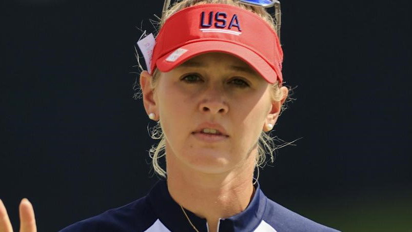 Jessica Korda makes THREE EAGLES in first round of Aramco Team Series