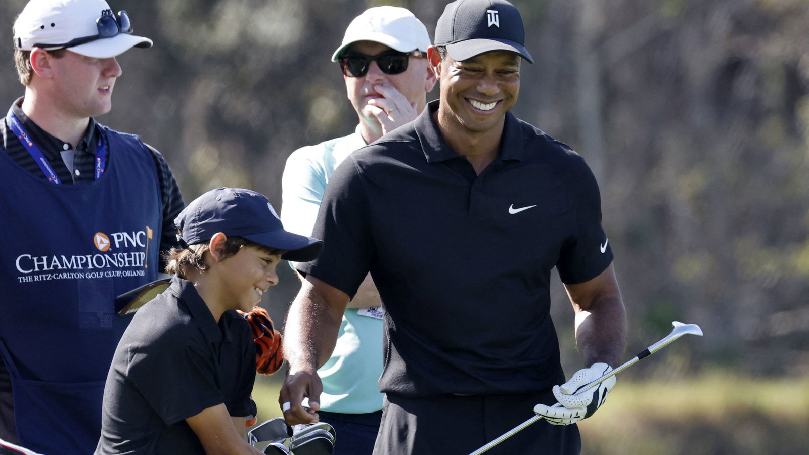 Tiger Woods and Charlie Woods HEADLINE Friday Pro-AM at PNC Championship