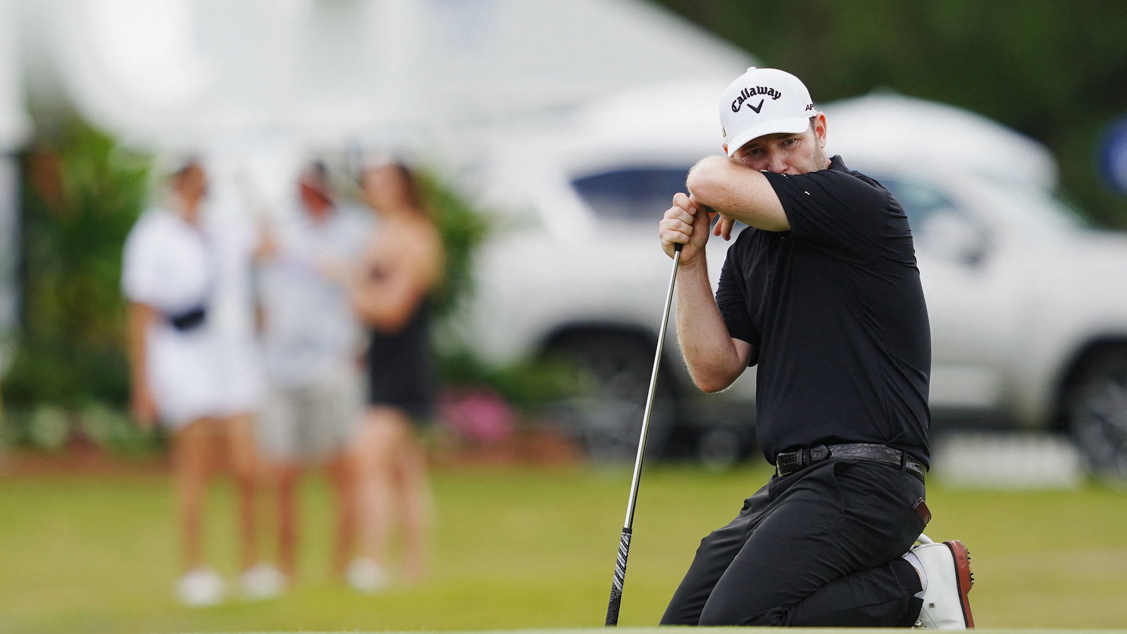 Branden Grace hits his tee shot into TREE STUMP in Zurich Classic third round