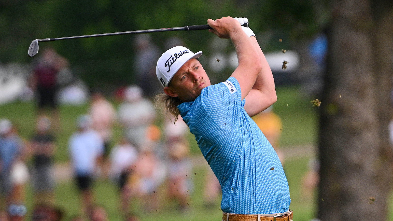 Cameron Smith hits PGA Tour pro ON THE HEAD with errant tee shot at US PGA