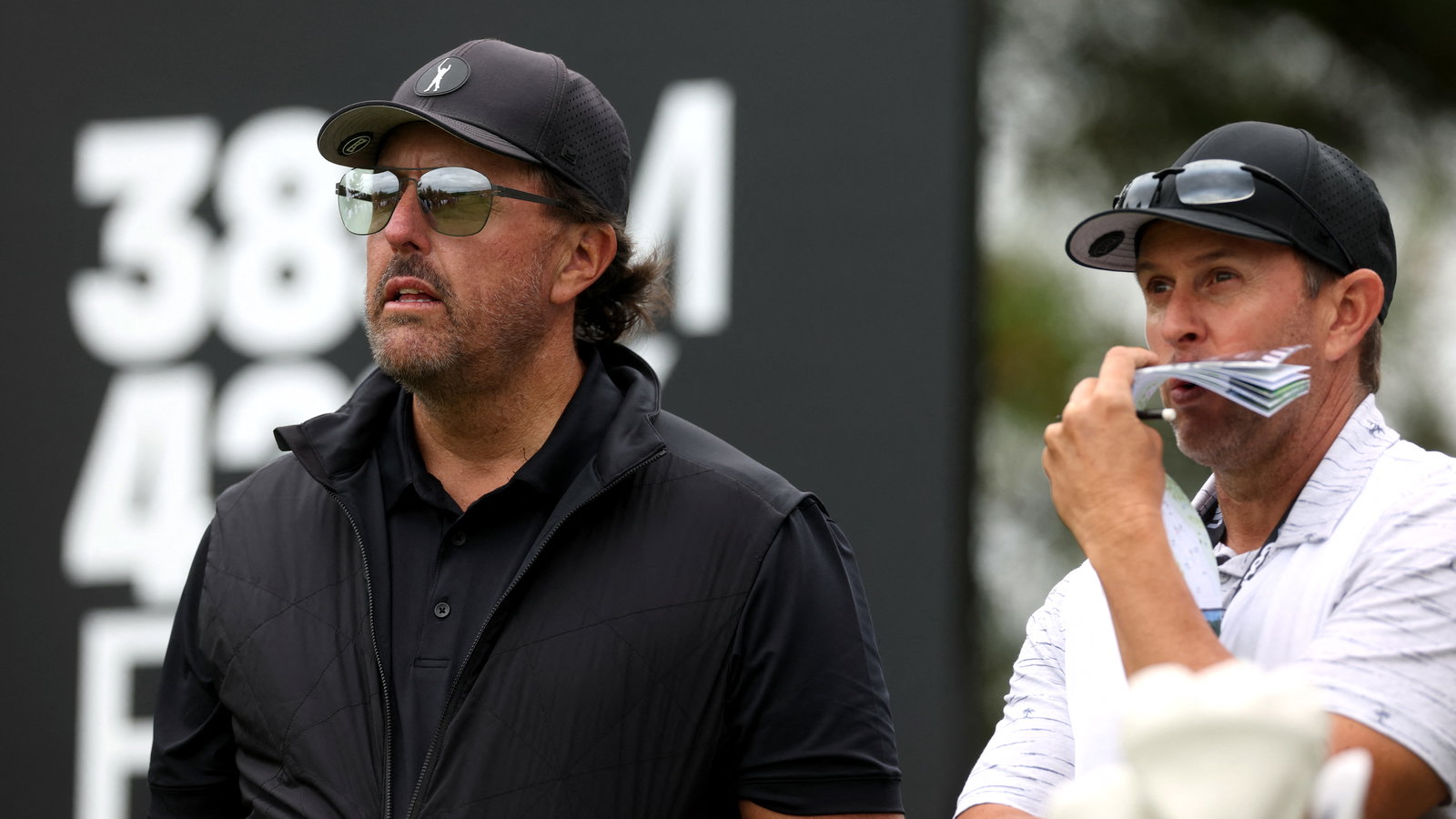 Phil Mickelson won't discuss PGA Tour ban after strong start to LIV Golf Series