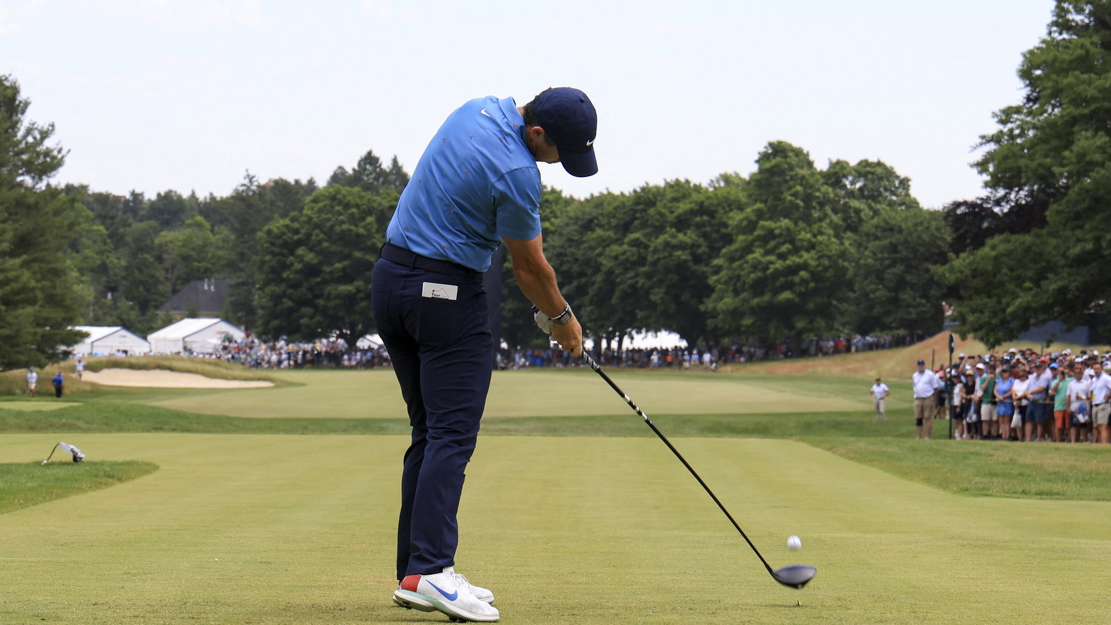 US Open: Rory McIlroy makes best double-bogey you'll ever see on day two