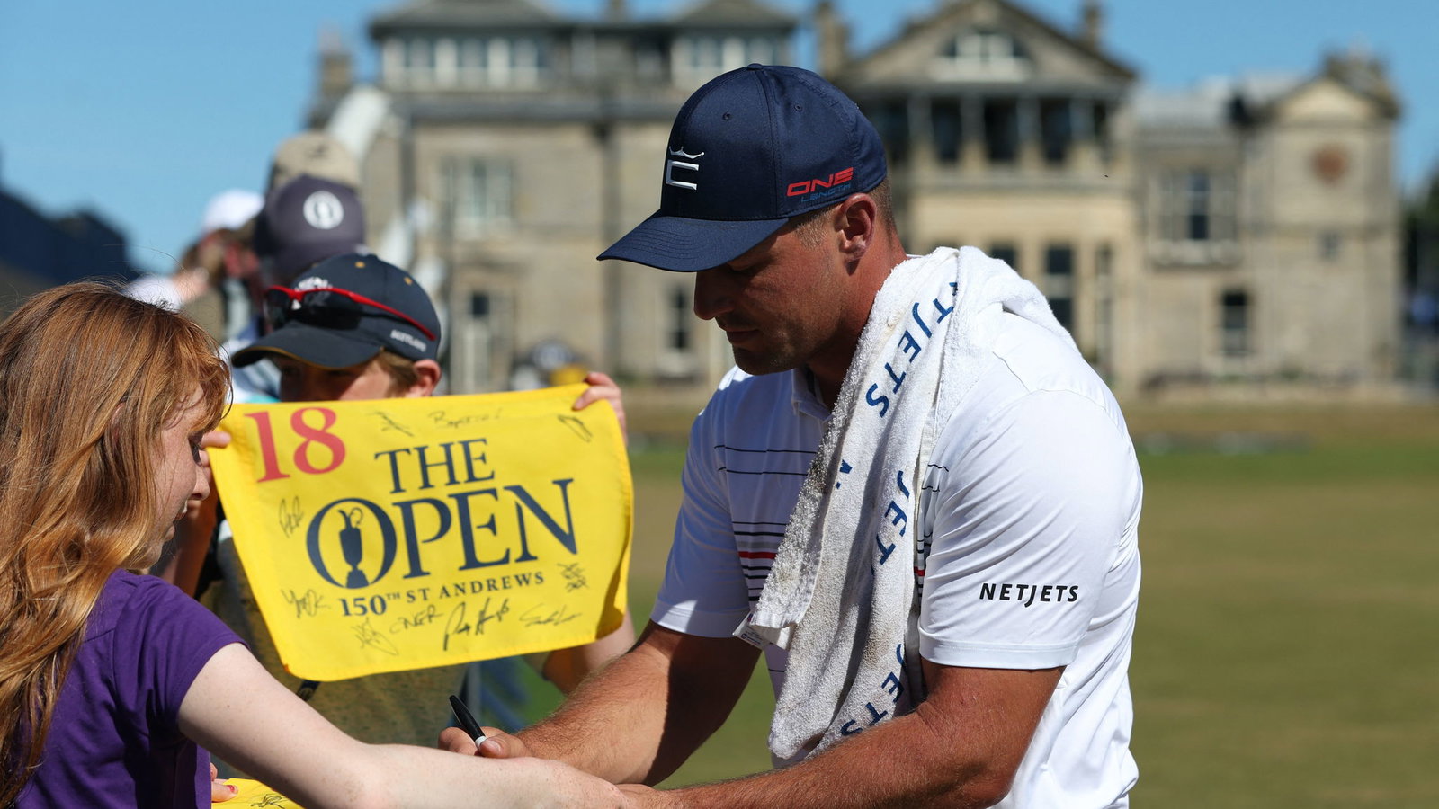 Bryson DeChambeau plays St Andrews for first time ahead of Open Championship