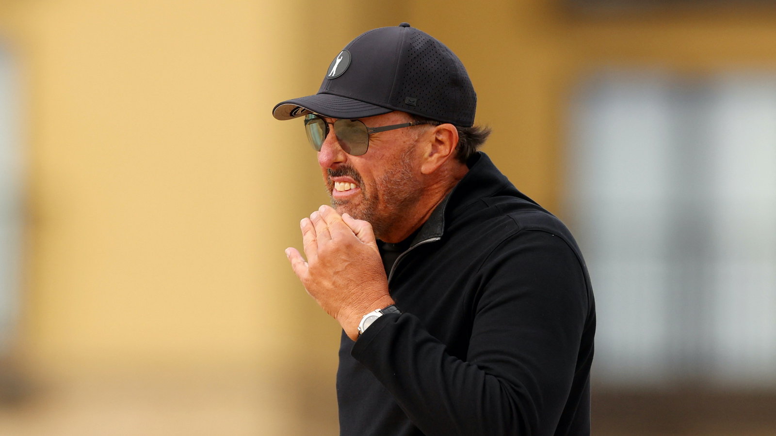 Phil Mickelson agitated by reporter at 150th Open Championship: "Let it go dude"