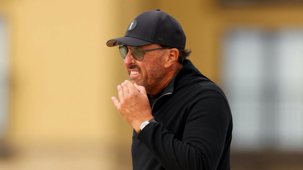 Phil Mickelson RIPS RBC as bank's logo goes missing from Cameron Young attire