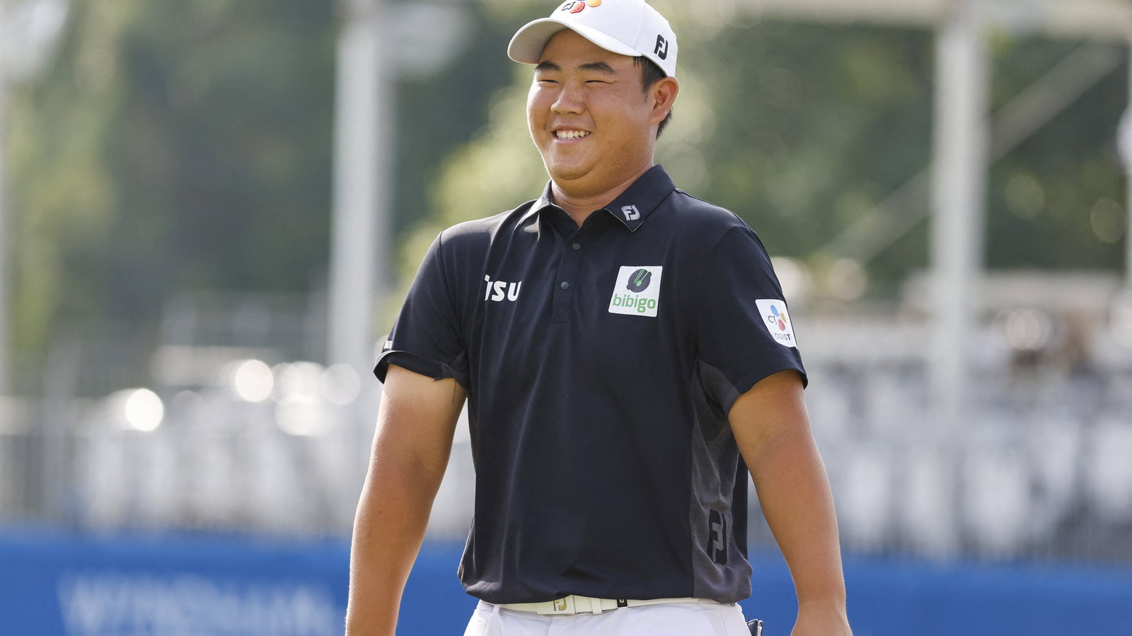 Wyndham Championship R2 | Kim laughs off a quad to co-lead on PGA Tour