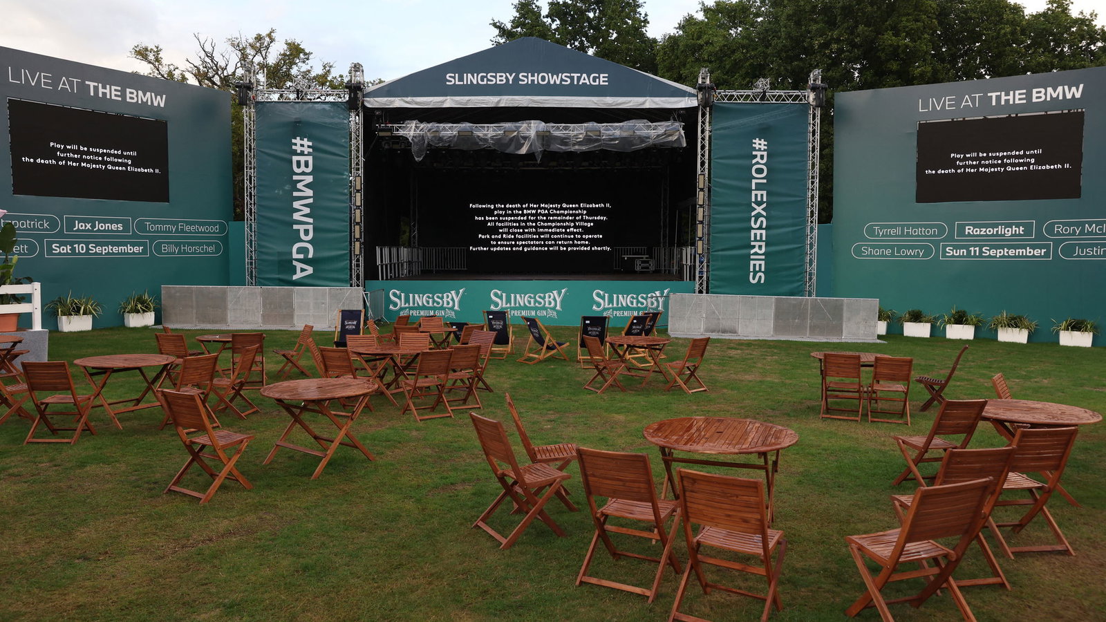 BMW PGA Championship restarts on Saturday following death of Queen Elizabeth II