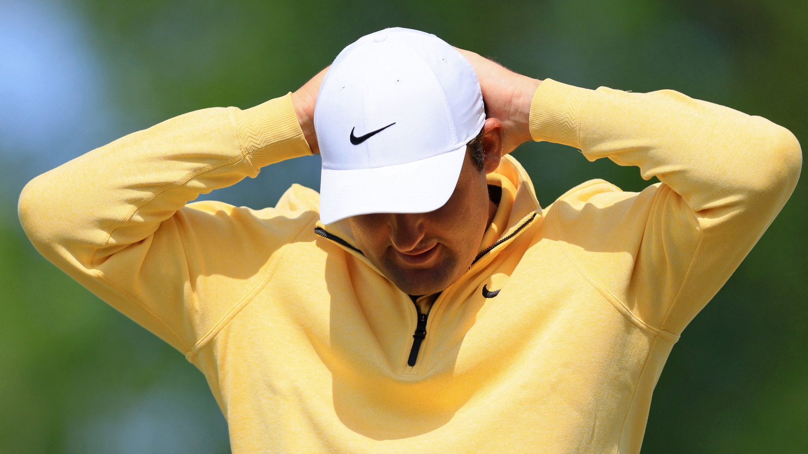 WATCH: Scottie Scheffler takes FIVE minutes to hit shot at PGA Championship
