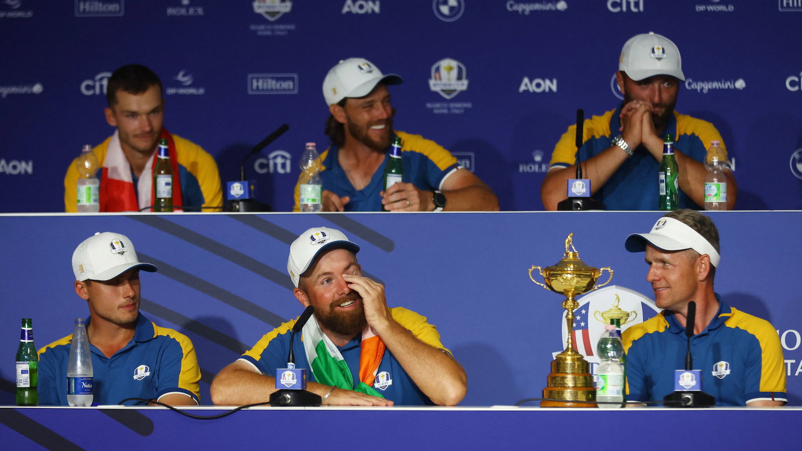Team Europe in hilarious Ryder Cup press conference: "We proved them wrong!" 