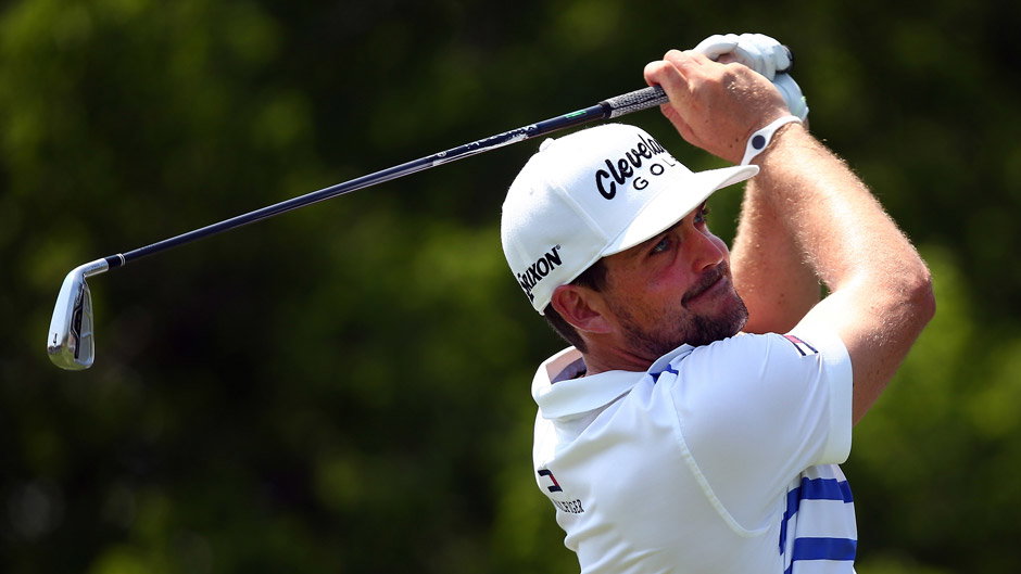 Bradley playing with two Cleveland 4-irons