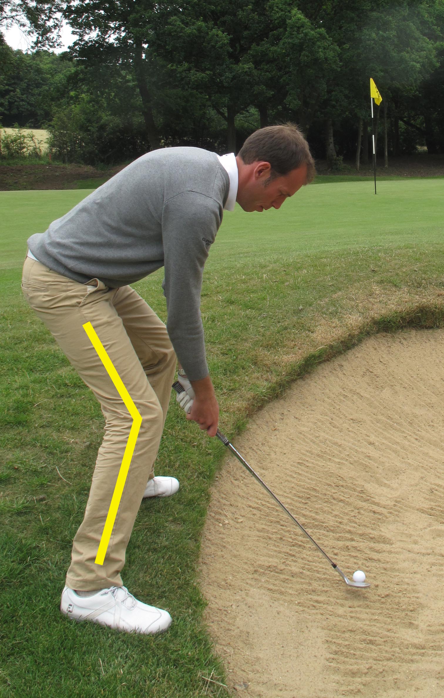 Toughest Golf Shots: upslope bunker shot