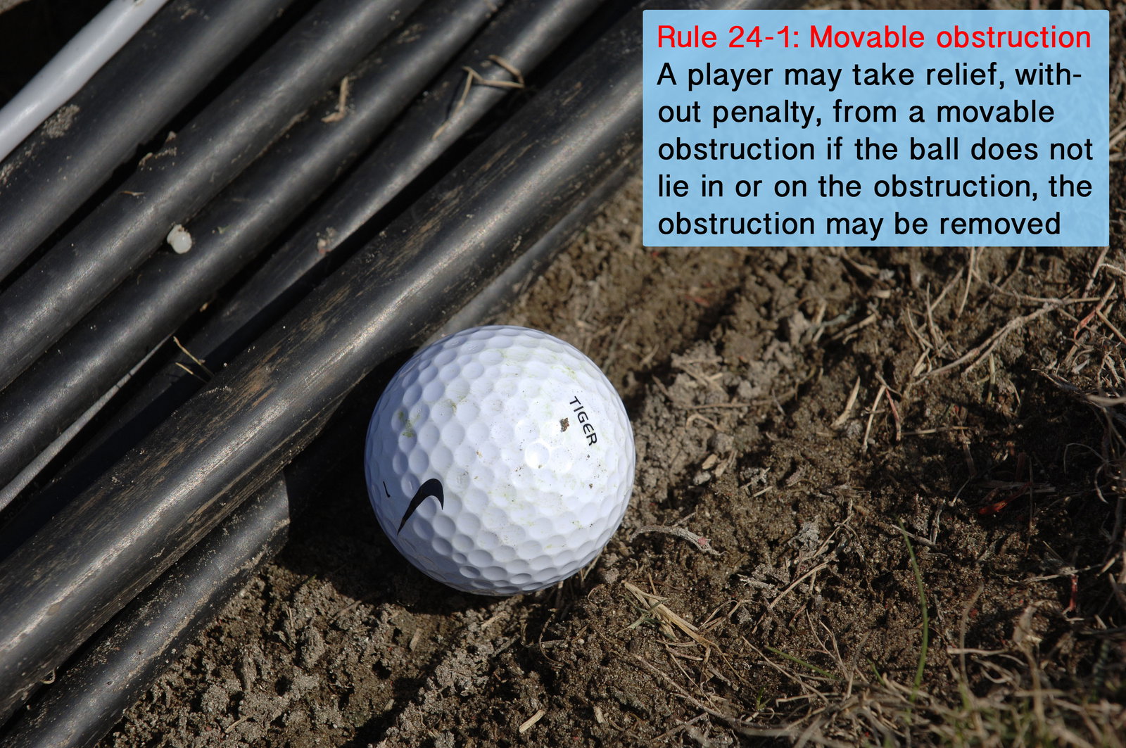 Golf Rule 25: Abnormal ground conditions, embedded ball and wrong putting green
