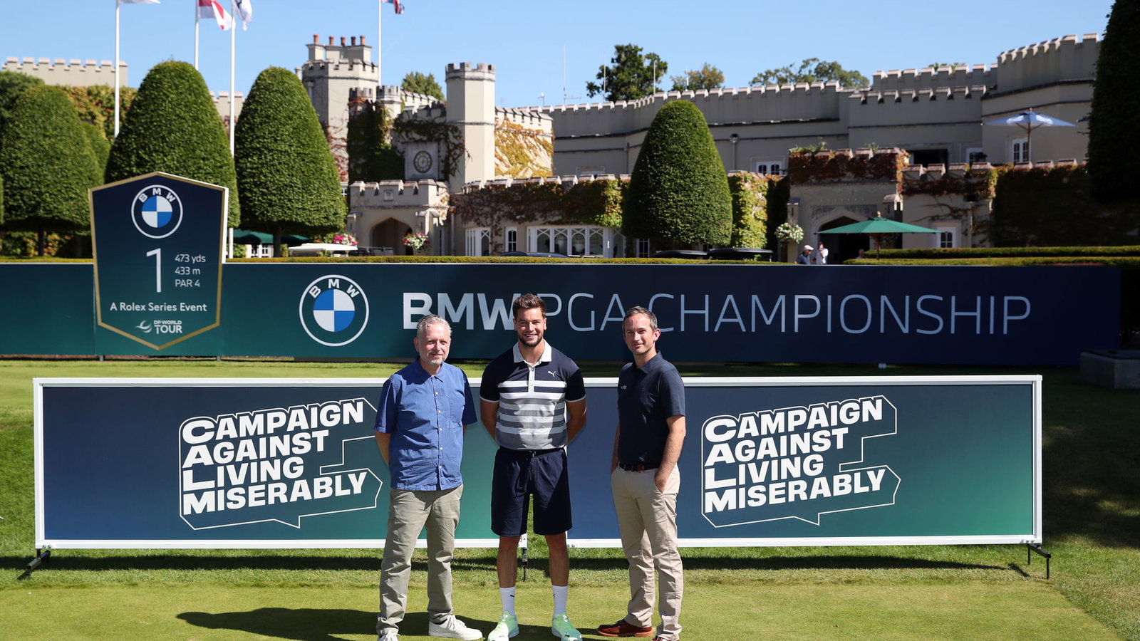 Campaign Against Living Miserably made official charity for BMW PGA at Wentworth