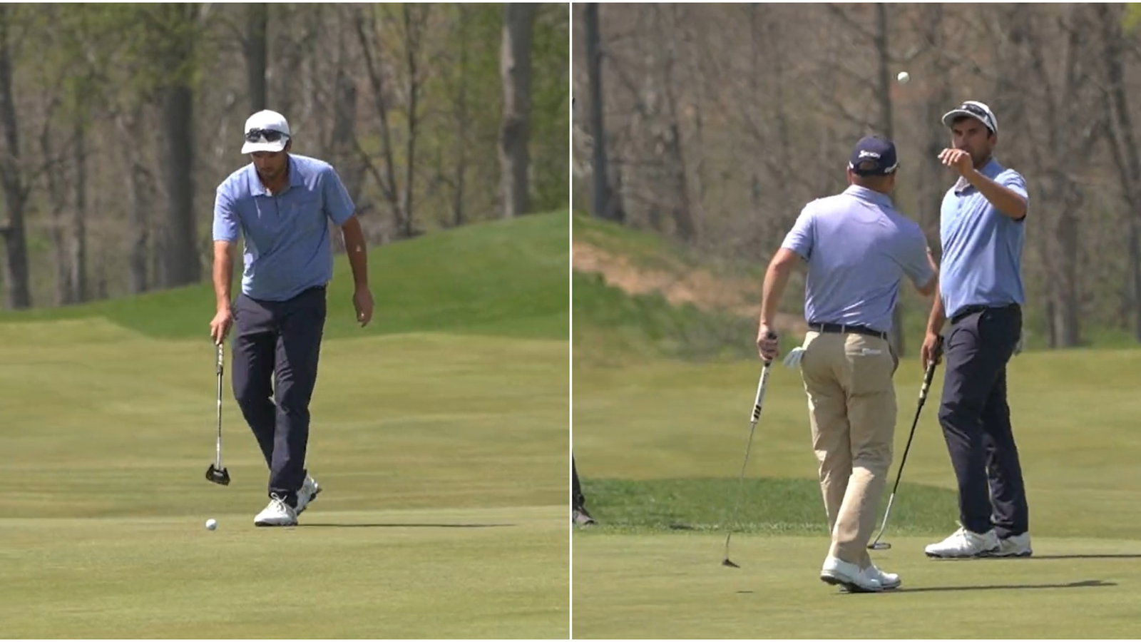 WATCH: Monday-qualifying hopeful lips out three (!) times, then withdraws