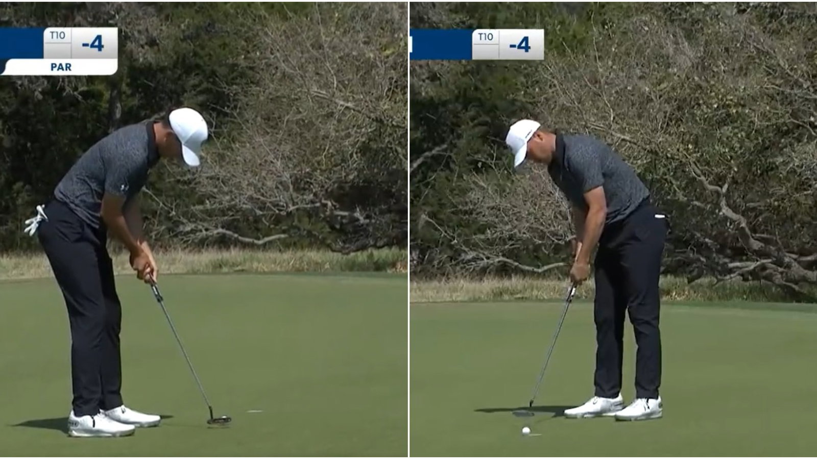 WATCH: Jordan Spieth's putting woes continue, three whacks from 3 (!) feet