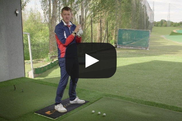 Ball striking: Weight-transfer drill