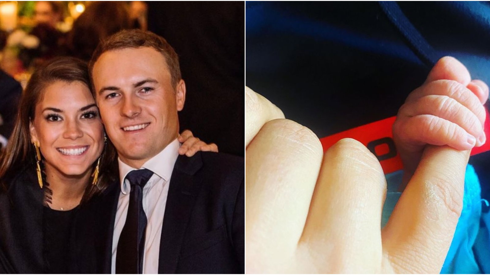 Jordan Spieth and wife Annie welcome the birth of baby BOY Sammy