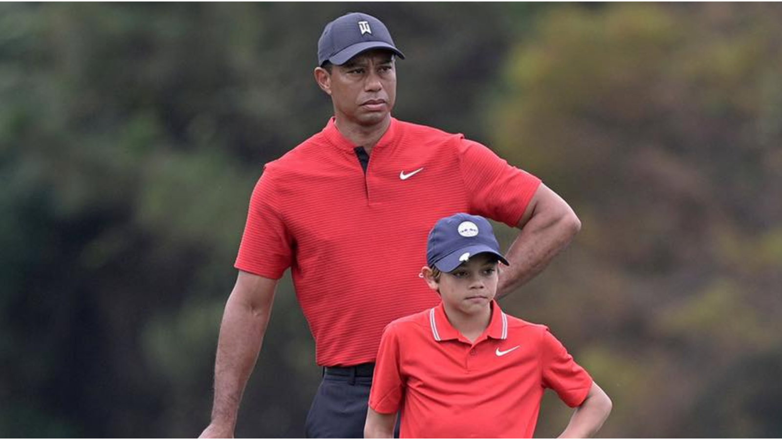 Tiger Woods: How good is Charlie at golf and what is his current handicap?