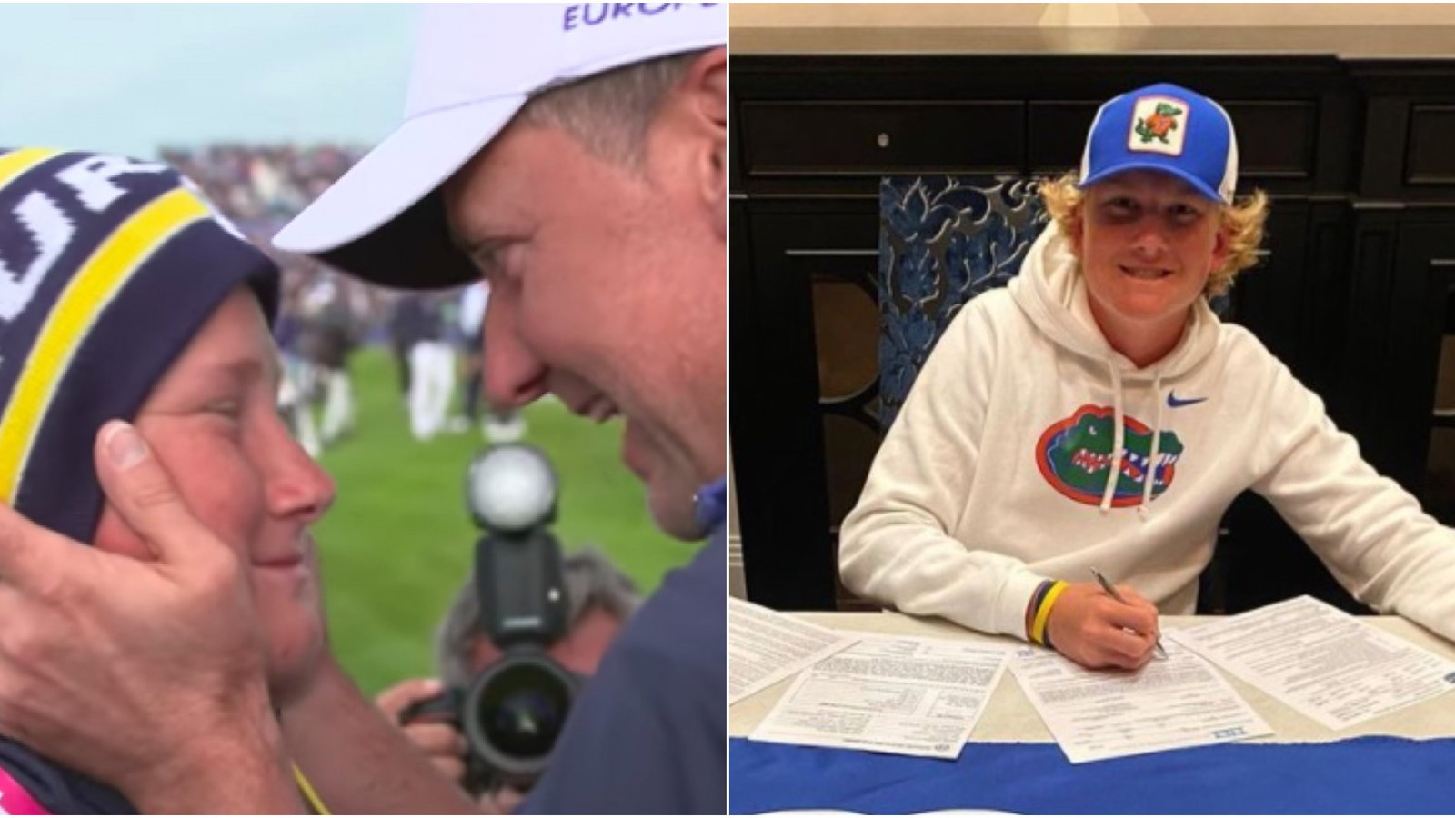 Ian Poulter celebrated a Ryder Cup win with his baby, now he's off to college