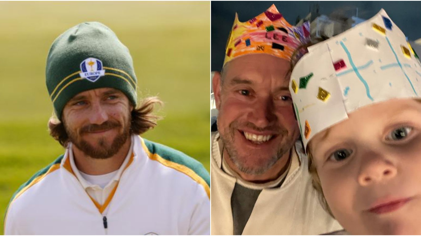 Tommy Fleetwood's son makes special crown for HRH Lee Westwood