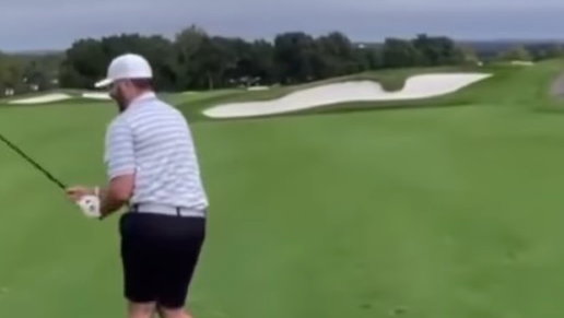 What is the GOLF RULE when you DEFLECT YOUR OWN GOLF SHOT?!