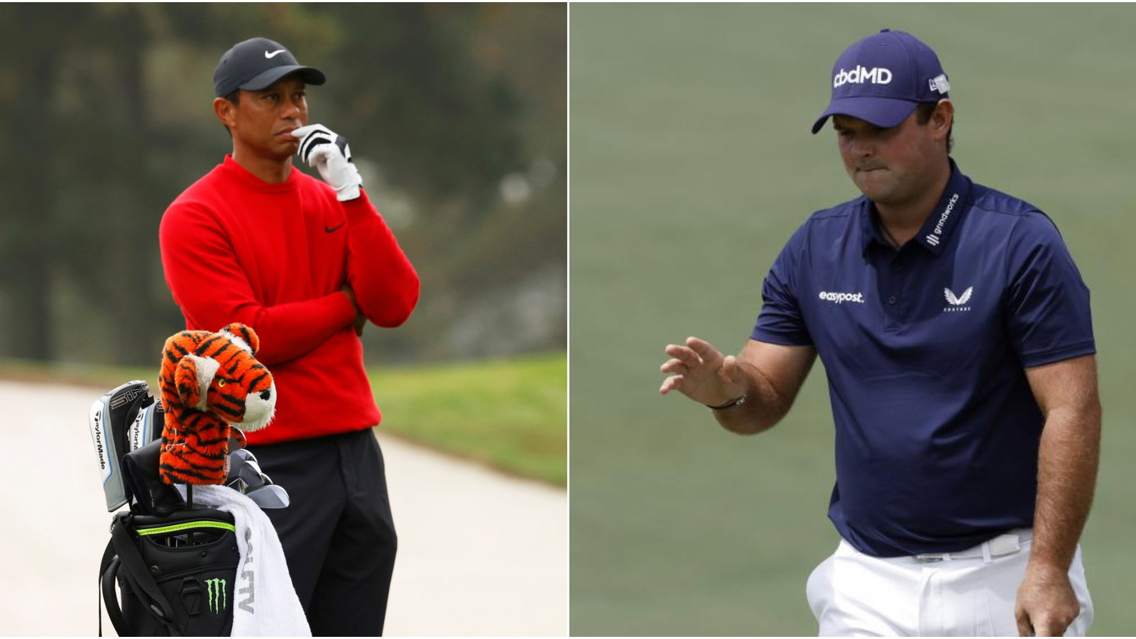 Tiger Woods wears Sunday RED again and Patrick Reed visits more waste areas