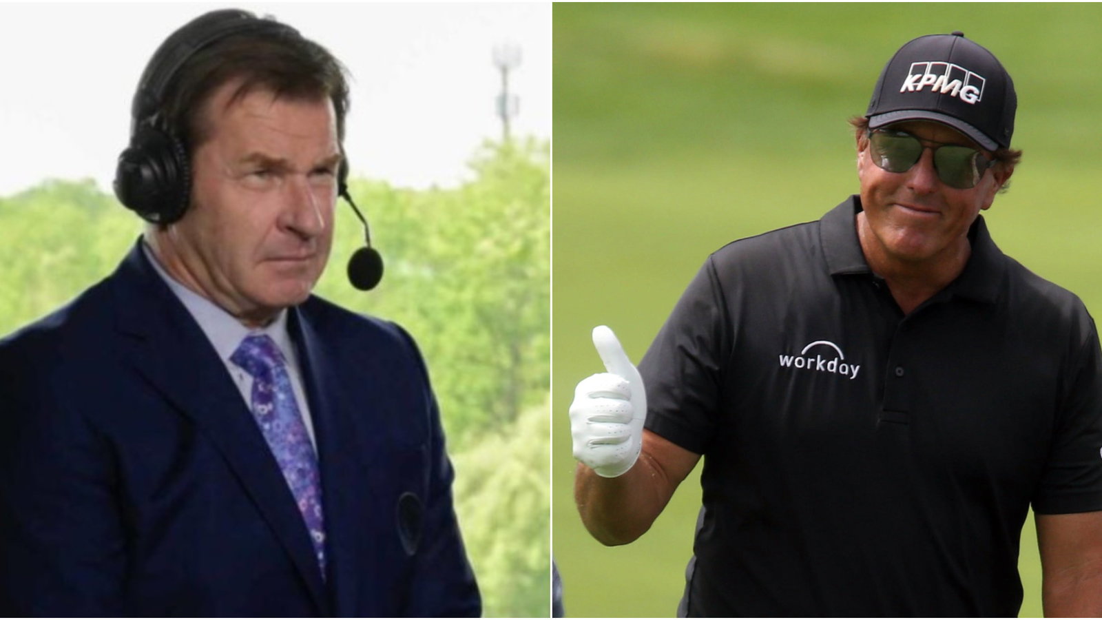 Phil Mickelson: Watch Lefty BAMBOOZLE Sir Nick Faldo on PGA Tour