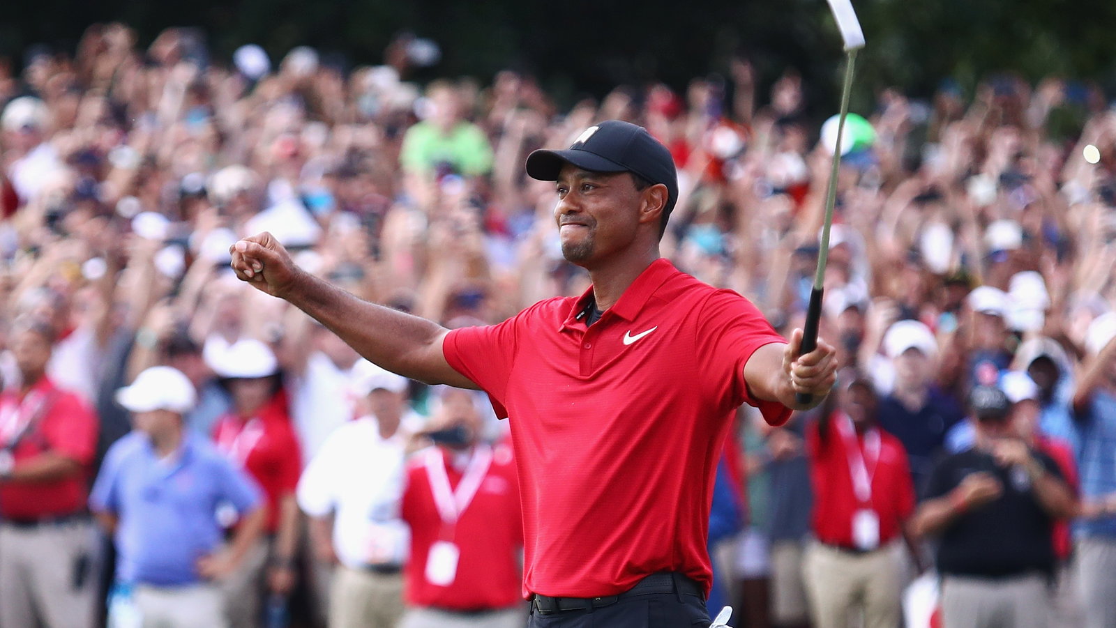 WATCH: Tiger Woods close to tears during Tour Championship speech