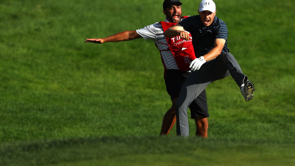 kids recreate jordan spieth michael greller celebration