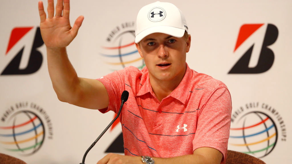Jordan Spieth on Open drive at 13: "It was not 100 yards right"