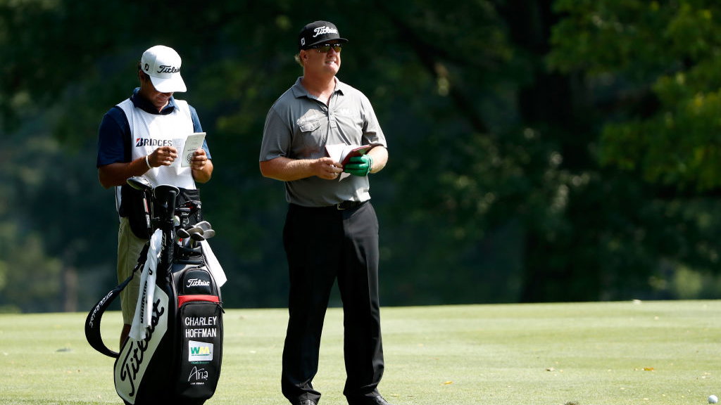 charley hoffman rejects caddie advice at wgc bridgestone