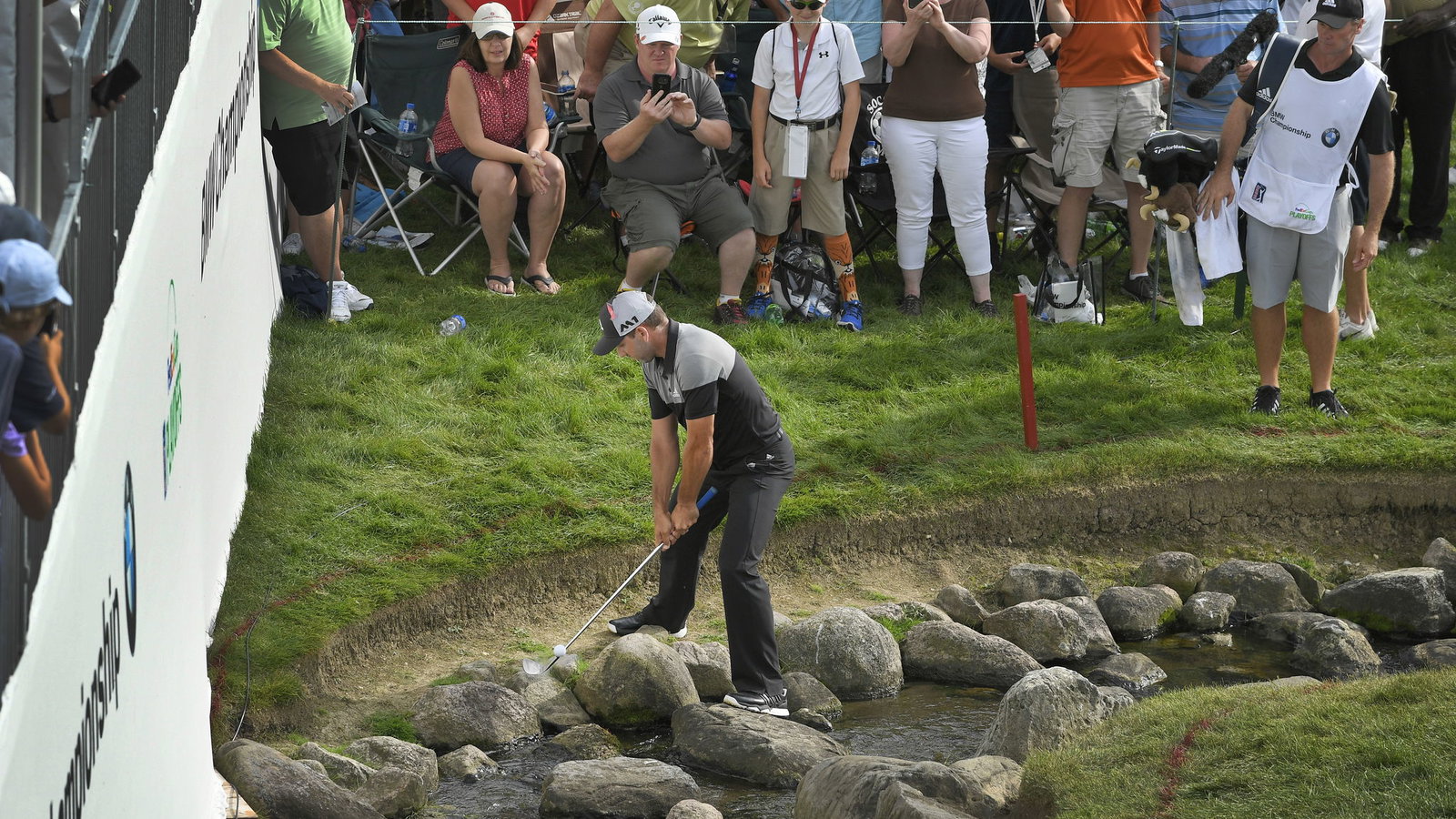 sergio garcia bmw drop takes more than 20 minutes to sort