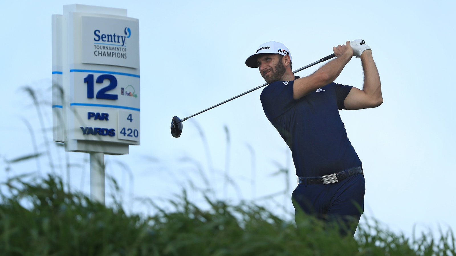 is dustin johnson's drive at kapalua's 12th the greatest of all time