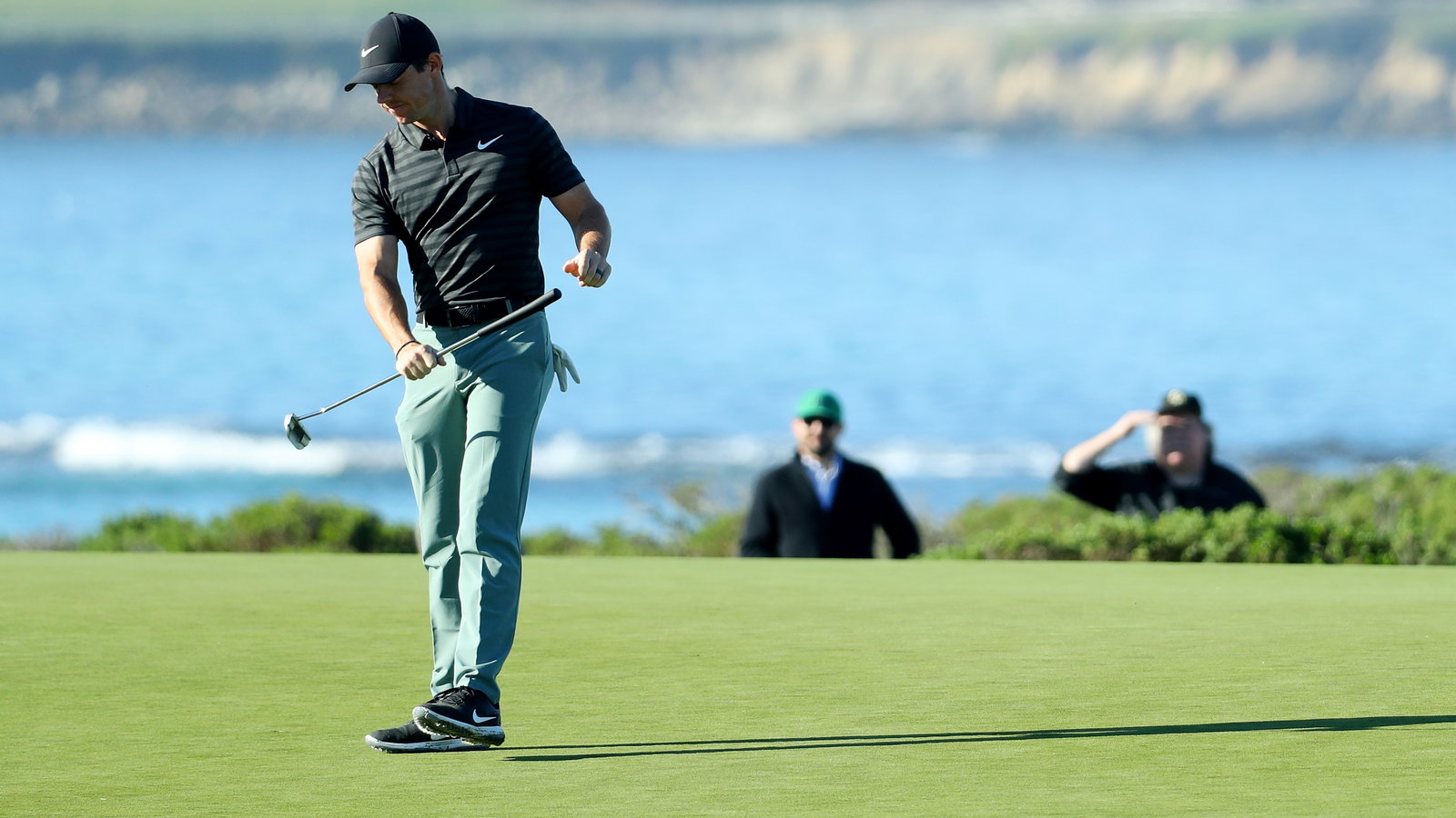 rory mcilroy takes five putts on one hole at at&t pebble beach pro-am