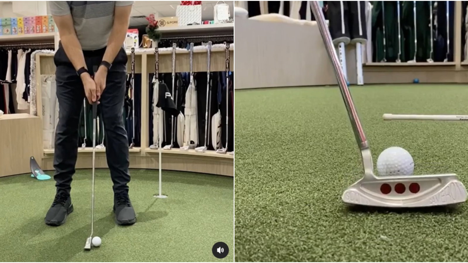 Golf tips: Struggle with raising your putter too high after impact? Try this...