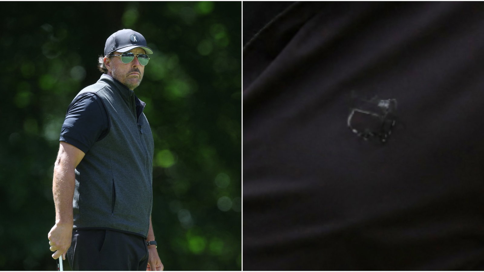 Phil Mickelson's blacked-out Masters logo at LIV Golf prompts speculation