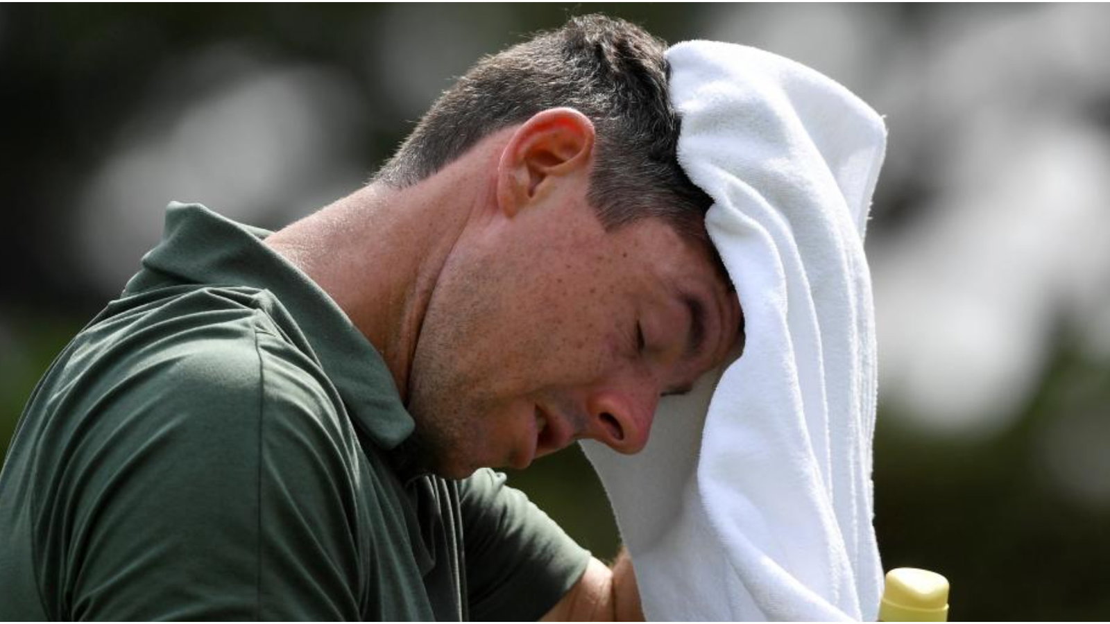 Rory McIlroy: "I've never been so glad to get off the golf course"